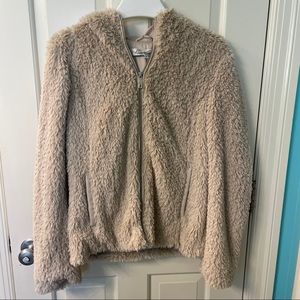 Kenneth Cold Teddy Bear Jacket with Hood